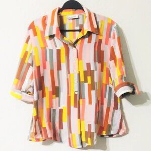 Vintage San Andre Print Blouse